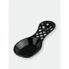 Home Basics Cast Iron Rooster Spoon Rest, Black Storage & Organization