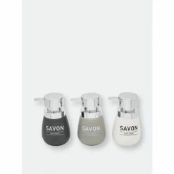 Home Basics Savon 10 Oz Ceramic Soap Dispenser Bath Accessories Default Title