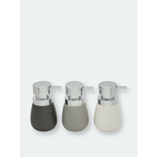 Home Basics Savon 10 Oz Ceramic Soap Dispenser Bath Accessories Default Title - Image 5