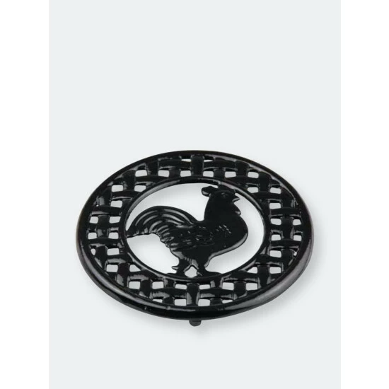 Home Basics Cast Iron Rooster Trivet Tools & Accessories