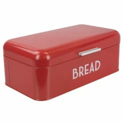 Home Basics Metal Bread Box With Lid Tools & Accessories