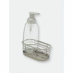 Home Basics 13.5 Oz Soap Dispenser With Caddy Bath Accessories