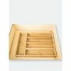 Home Basics Bamboo Cutlery Tray Knives & Cutting Boards