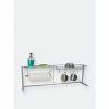 Home Basics Over The Sink Counter Kitchen Station, Chrome Storage & Organization