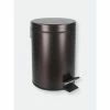 Home Basics 3 Liter Steel Step Waste Bin, Bronze Storage & Organization