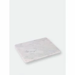Home Basics Multi-Purpose Pastry Marble Cutting Board, White Knives & Cutting Boards