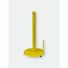 Home Basics Sunflower Free-Standing Cast Iron Paper Towel Holder With Dispensing Side Bar, Yellow Storage & Organization