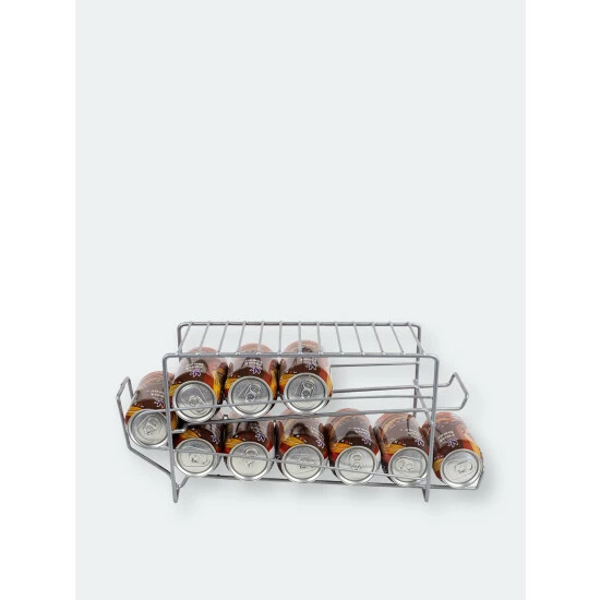 Home Basics Vinyl Coated Steel Can Dispenser, Silver Tools & Accessories - Image 4