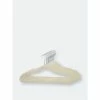 Home Basics Velvet Flocked Suit Hanger, (Pack Of 25), Ivory Storage & Organization