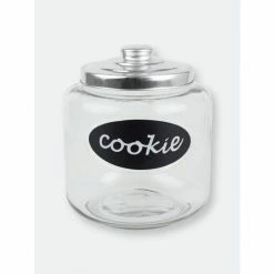 Home Basics Glass Cookie Jar With Metal Top Storage & Organization -Home Basics shop unnamed file 1740