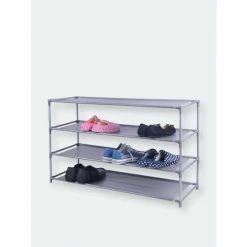 Home Basics 20 Pair Non-Woven Shoe Shelf Storage & Organization