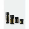 Home Basics 4 Piece Stainless Steel Canisters With Multiple Peek-Through Windows, Black Storage & Organization
