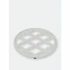 Home Basics Lattice Collection Cast Iron Trivet, White Storage & Organization