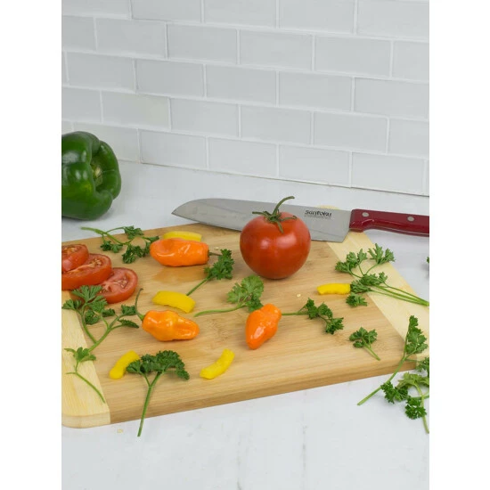 Home Basics Bamboo Cutting Board Knives & Cutting Boards - Image 4