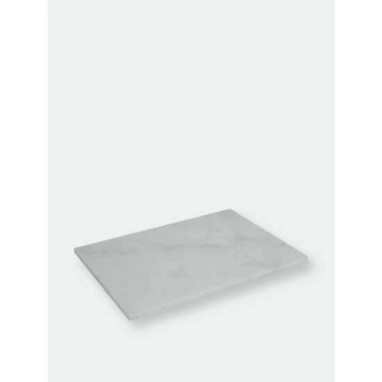 Home Basics 12" X 16" Marble Cutting Board, White Knives & Cutting Boards - Image 3