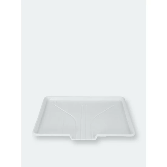 Home Basics 3 Piece Vinyl Coated Steel Dish Drainer, White Tools & Accessories - Image 7