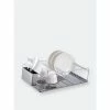 Home Basics Chrome Plated Steel Dish Rack With Tray Tools & Accessories