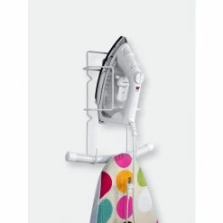 Home Basics Wall Mounted Vinyl Iron And Ironing Board Holder Storage & Organization