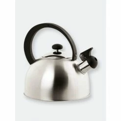 Home Basics 85 Oz. Stainless Steel Tea Kettle, Silver Electrics