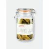 Home Basics 47 Oz. Glass Pickling Jar With Wire Bail Lid And Rubber Seal Gasket Tools & Accessories