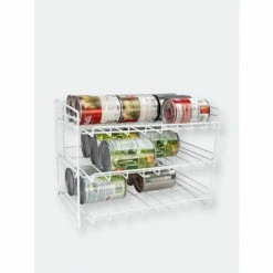 Home Basics 3-Tier Can Organizer Storage & Organization