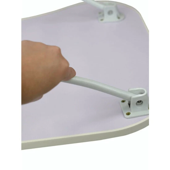 Home Basics Folding Portable Laptop Bed Tray, Natural Wood Storage & Organization - Image 4