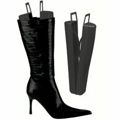 Home Basics Boot Shaper (Pack Of 2) - Black Shoe Care & Accessories