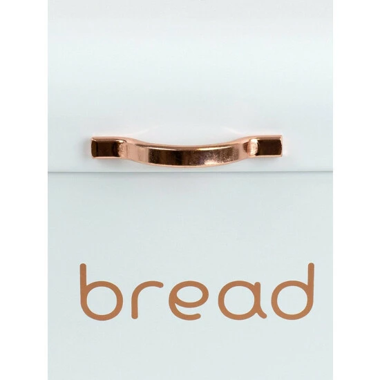 Home Basics Grove Bread Box, White Tools & Accessories - Image 7