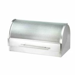 Home Basics Stainless Steel Bread Box Tools & Accessories