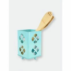 Home Basics Trinity Collection Cutlery Holder Tools & Accessories Turquoise