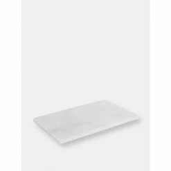 Home Basics 8" X 12" Marble Cutting Board, White Knives & Cutting Boards