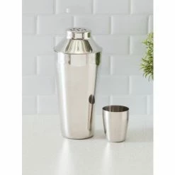 Home Basics Stainless Steel Cocktail Shaker Barware