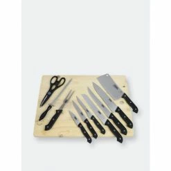 Home Basics 10 Piece Knife Set With Cutting Board Knives & Cutting Boards