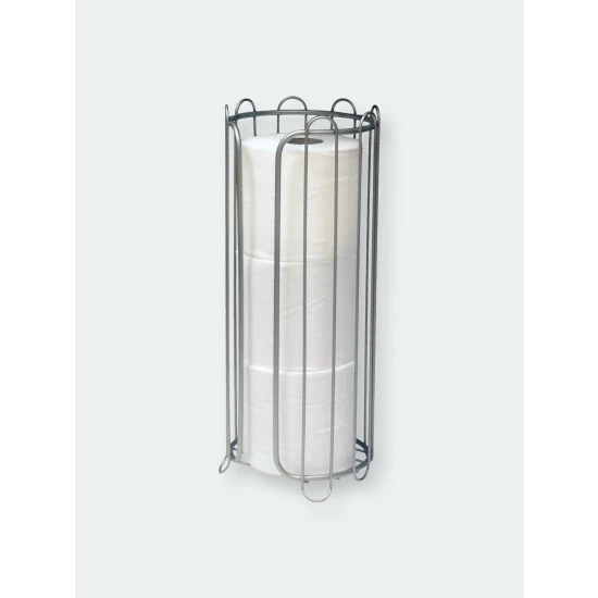 Home Basics Satin Nickel Tissue Holder Bath Accessories