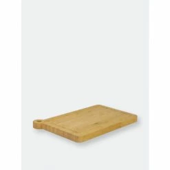 Home Basics Michael Graves Design Bamboo Cutting Board With Handle, (8" X 12") Cookware
