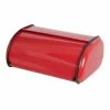 Home Basics Roll -Top Lid Steel Bread Box - Red Tools & Accessories