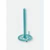 Home Basics Lattice Collection Cast Iron Paper Towel Holder, Turquoise Tools & Accessories
